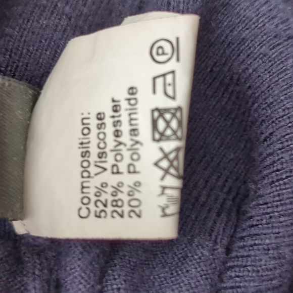 Medium Dazy Button Front Cardigan Sweater Solid Dark Blue - Picture 13 of 14